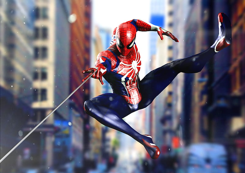 Spectacular Spiderman , spiderman, artwork, artist, digital-art, superheroes, HD wallpaper