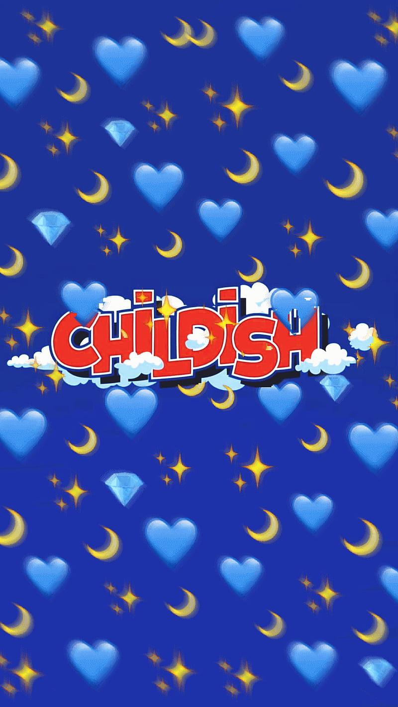 Childish tgf , emoji, logo, HD phone wallpaper