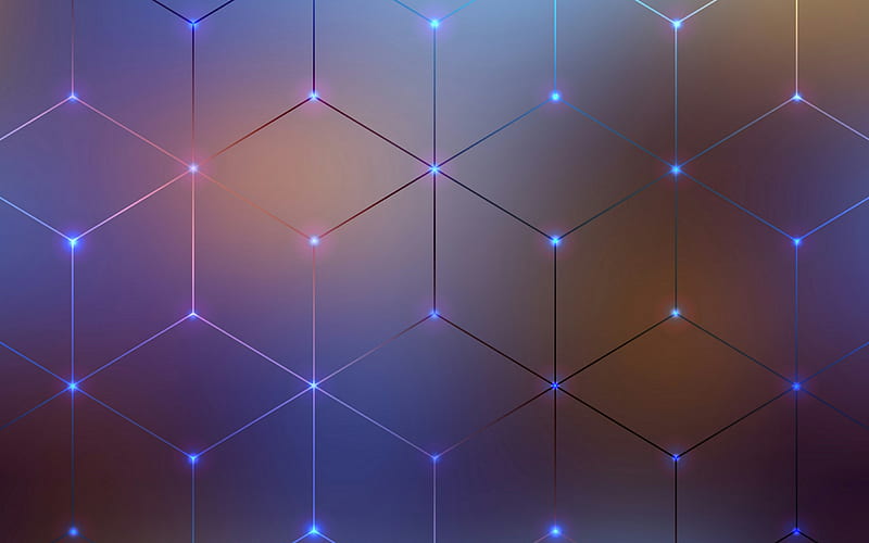 purple texture with neon lights, network texture, network background, internet concepts, social networking concept, HD wallpaper
