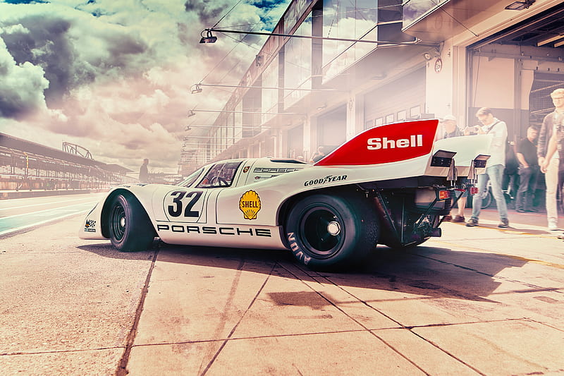 Porsche 917K graphy, porsche-917k, porsche, racing-cars, carros, behance, HD wallpaper