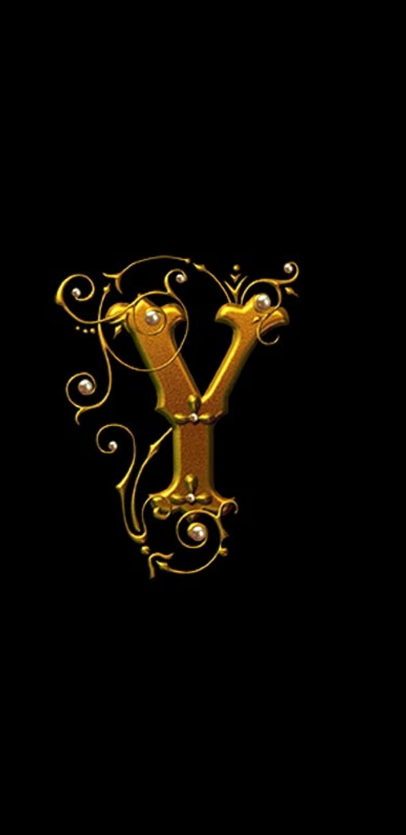 Letter y, royal, letter, letters, golden, black, alphabet, alphabets, HD phone wallpaper