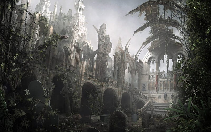 [Quest] O Templo Perdido HD-wallpaper-ruinas-fantasia-destruicao-anime
