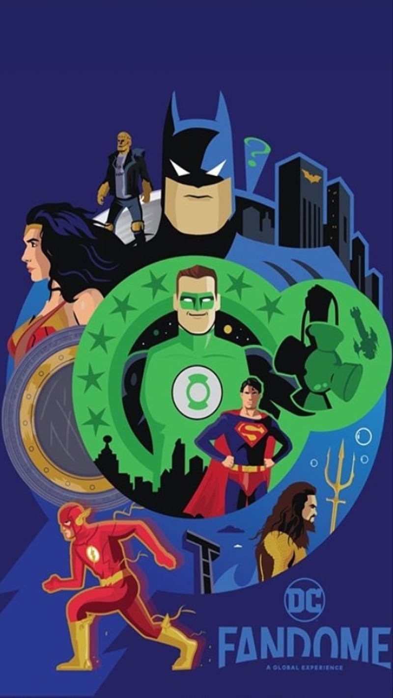 Dc Fandome, aquaman, batman, dc comic, flash, green lantern, justice  league, HD phone wallpaper | Peakpx