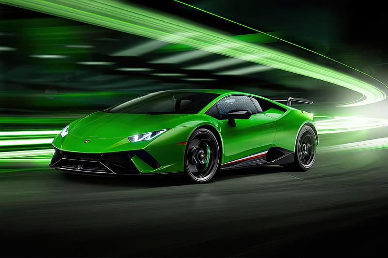 2020 Green Lamborghini Huracan Performante , lamborghini-huracan-performante-spyder, lamborghini-huracan-performante, lamborghini-huracan, lamborghini, 2020-cars, carros, HD wallpaper