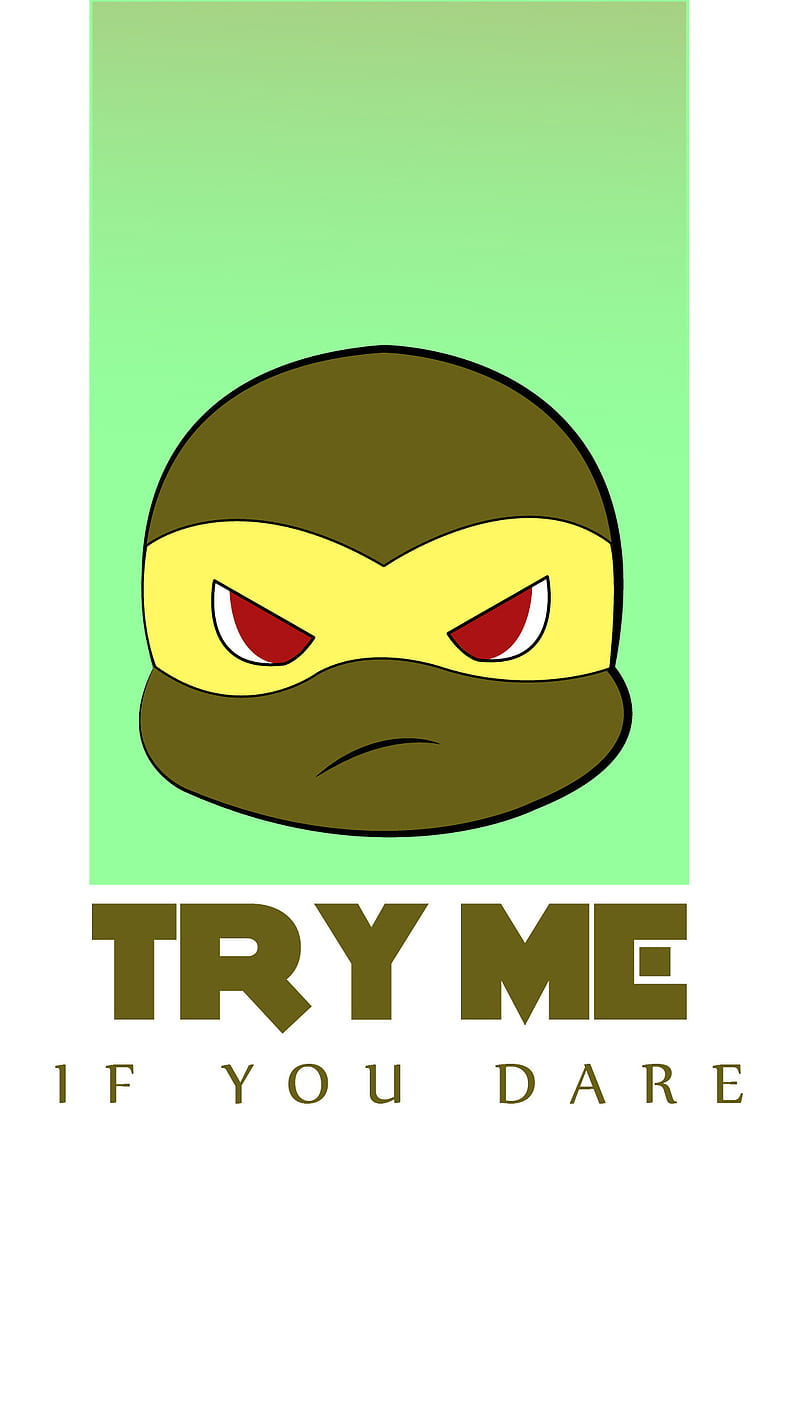 Try Me, 5s, iphone, turtle, HD phone wallpaper