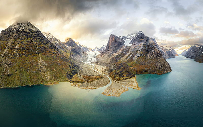 Prince Christian Sound Southern Greenland Bing, HD wallpaper