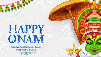 Kathakali Face Happy Onam In White Background Onam, HD wallpaper | Peakpx Kathakali Face Happy Onam In White Background Onam, HD wallpaper | Peakpx