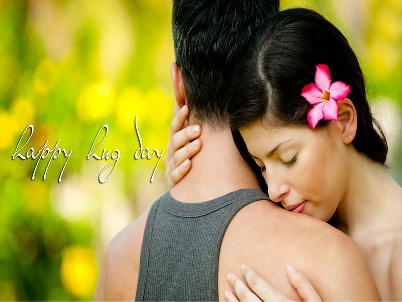 Latest Happy Hug Day Images With Photo And Name Creating