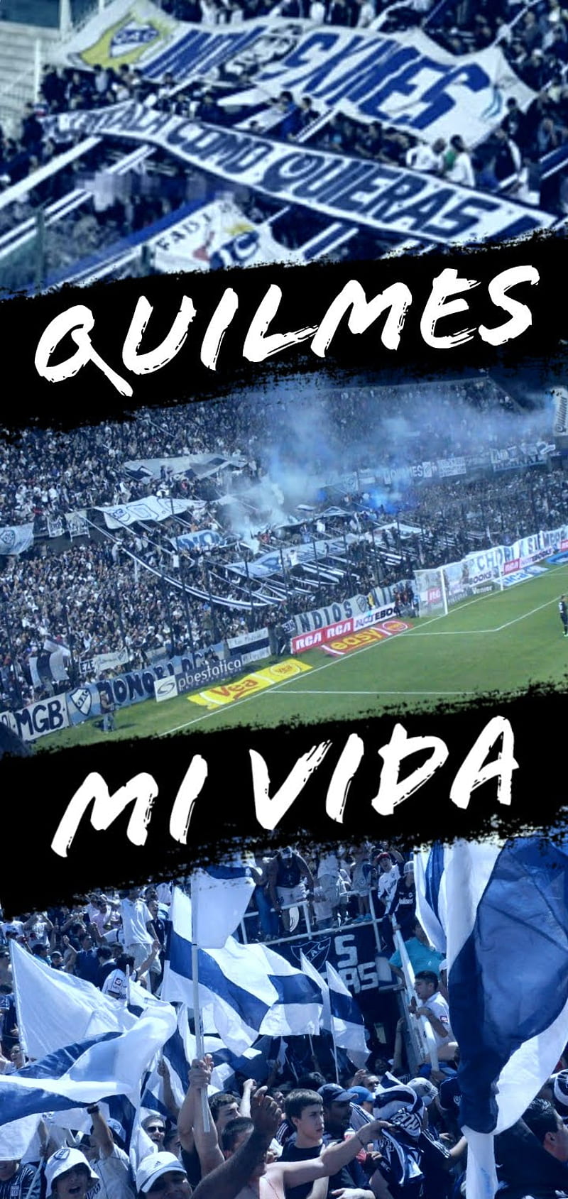 Quilmes mi vida, argentina, blue, cancha, confianza, hinchada, HD phone wallpaper