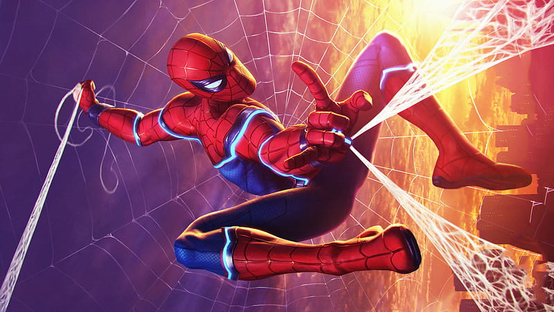 Spiderman Marvel Contest Of Champions, marvel-contest-of-champions, games, marvel, spiderman, artist, artwork, artstation, HD wallpaper