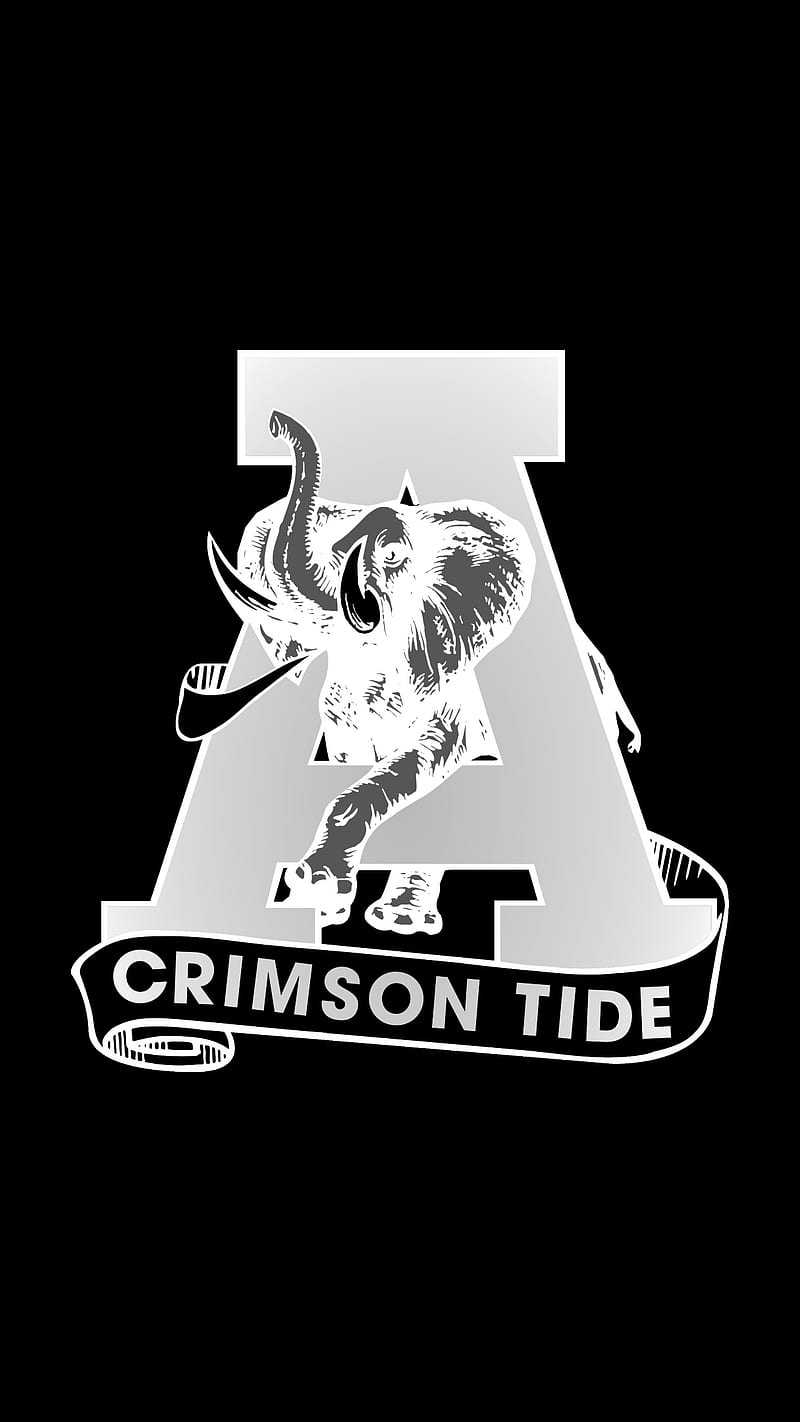 Alabama football 10, crimson, roll, tide, HD phone wallpaper