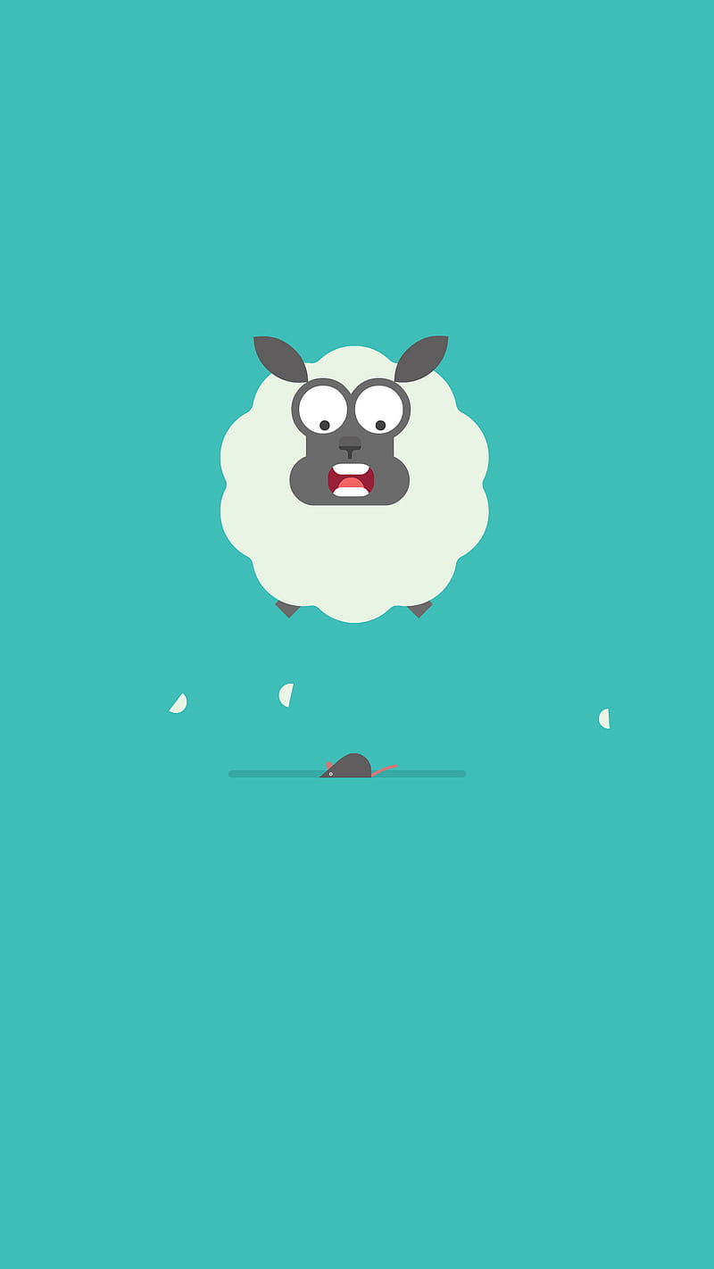 Sheep Scared, Framesequence, animal, cute, fluffy, HD phone wallpaper