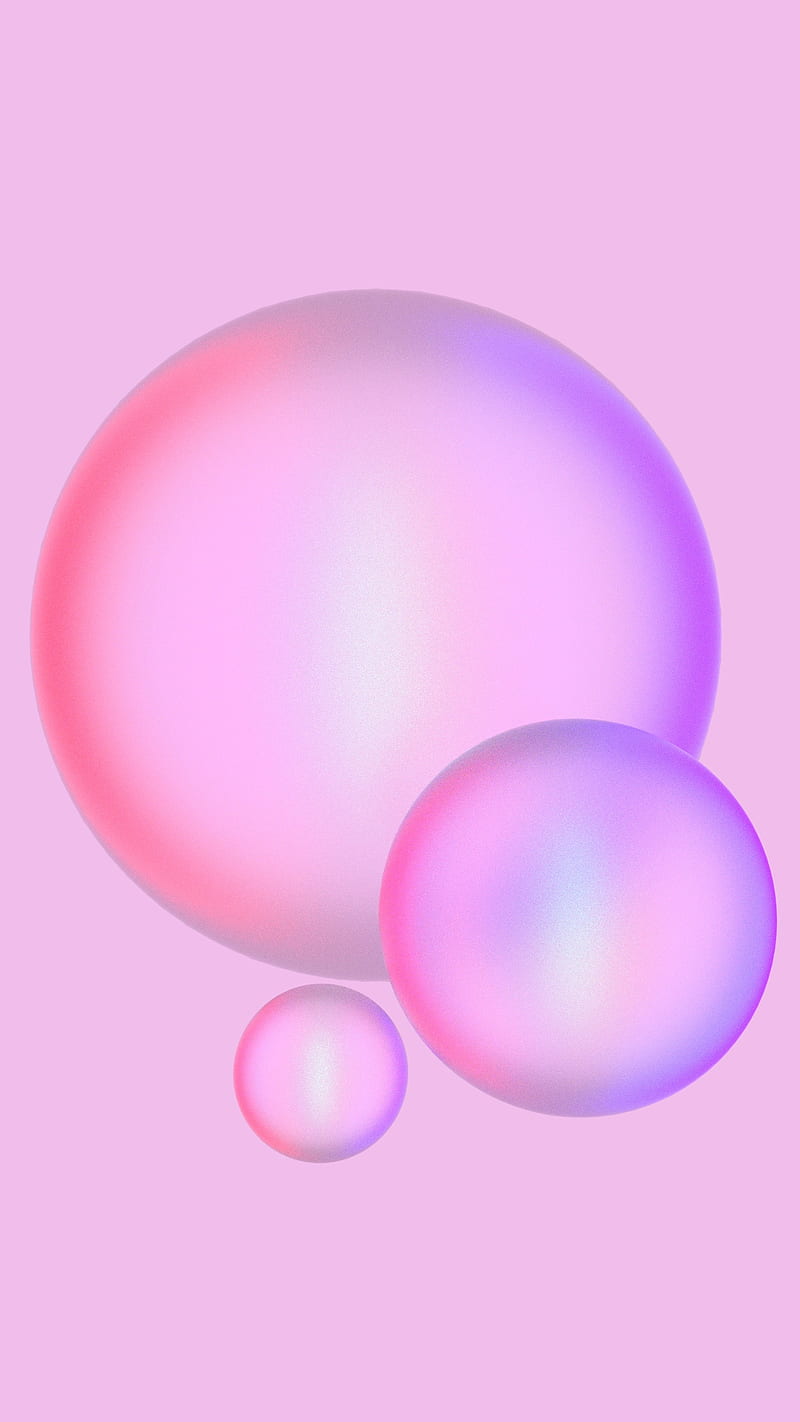 Bubbles, 3d design, balls, girly, gum, pastel, pastel color, pink, scene,  spheres, HD phone wallpaper | Peakpx