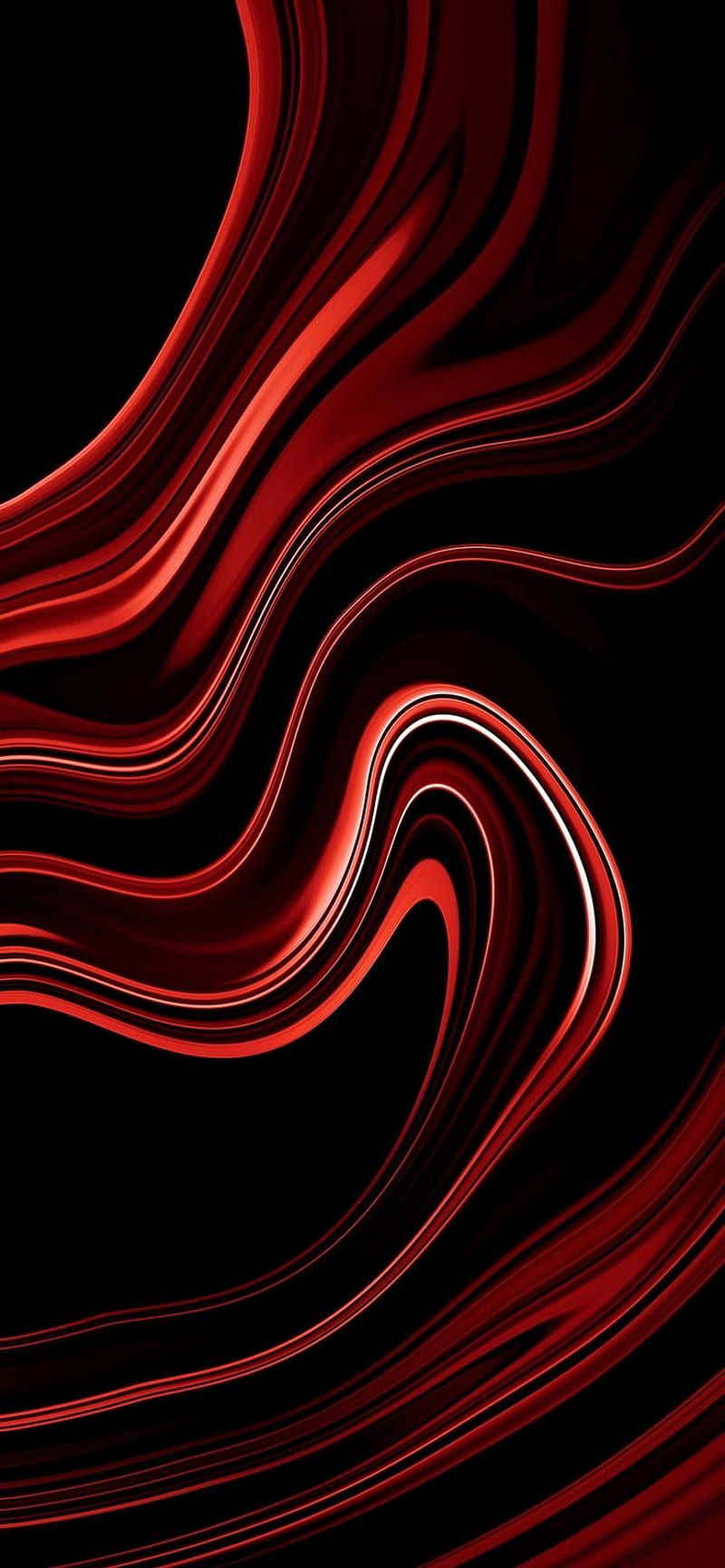 Red Black , swirl, HD phone wallpaper