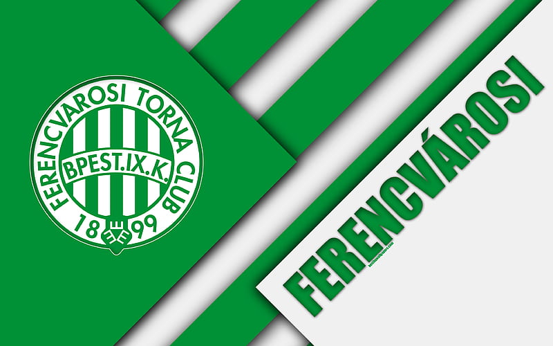 Ferencvarosi TC Club Logo Symbol Black Hungary League Football