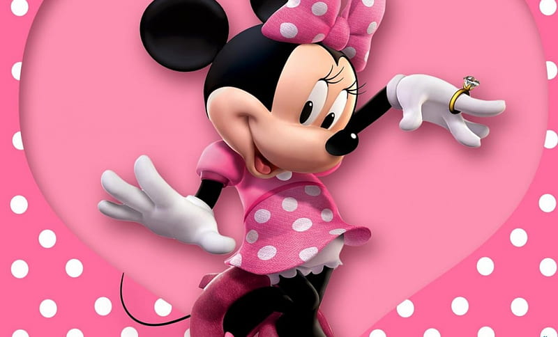 Minnie, bonito, rosa, Fondo de pantalla HD | Peakpx