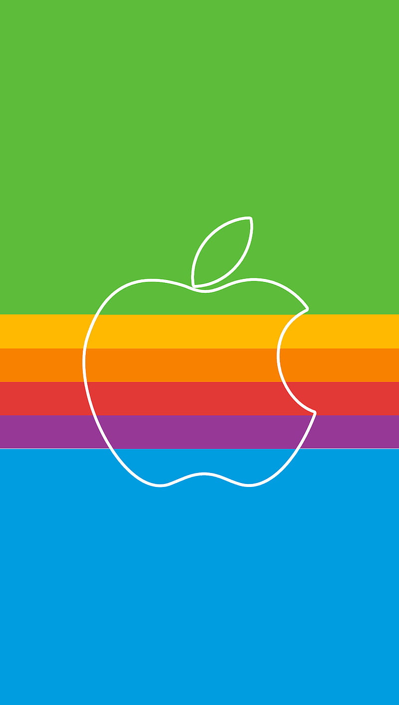 vintage apple logo