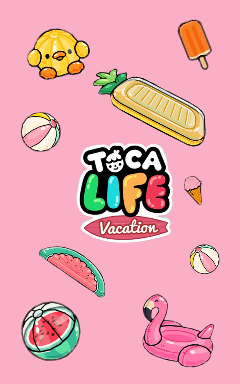 Toca Life World, gry, vacation, wakacje, HD phone wallpaper