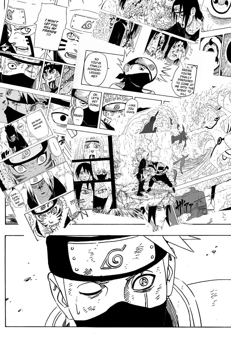 Naruto Manga Collage - Anime Collage Store - Drawings & Illustration,  Fantasy & Mythology, Other Fantasy & Mythology - ArtPal