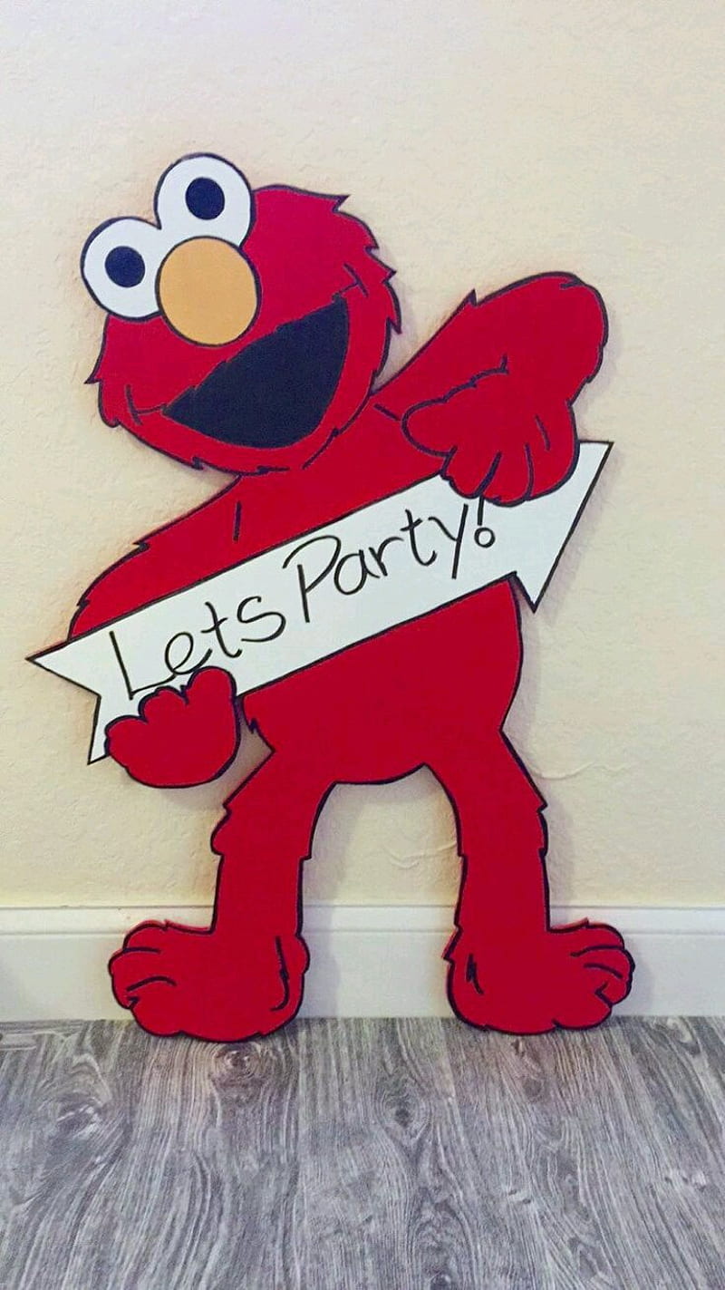 Elmo, cartoon, party, red, HD phone wallpaper | Peakpx
