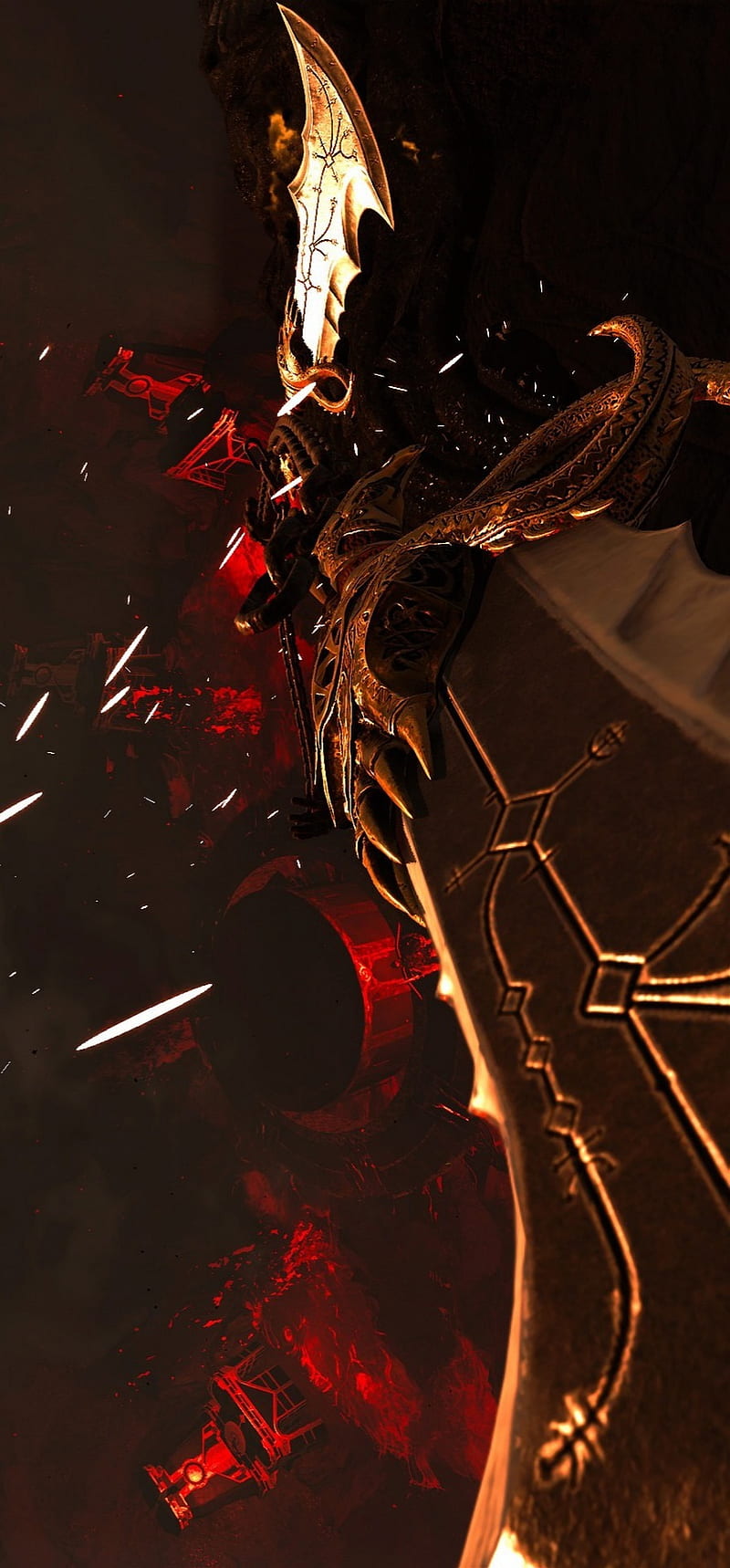 Blades of Ragnarok, blades of chaos, kratos, god of war, HD phone wallpaper