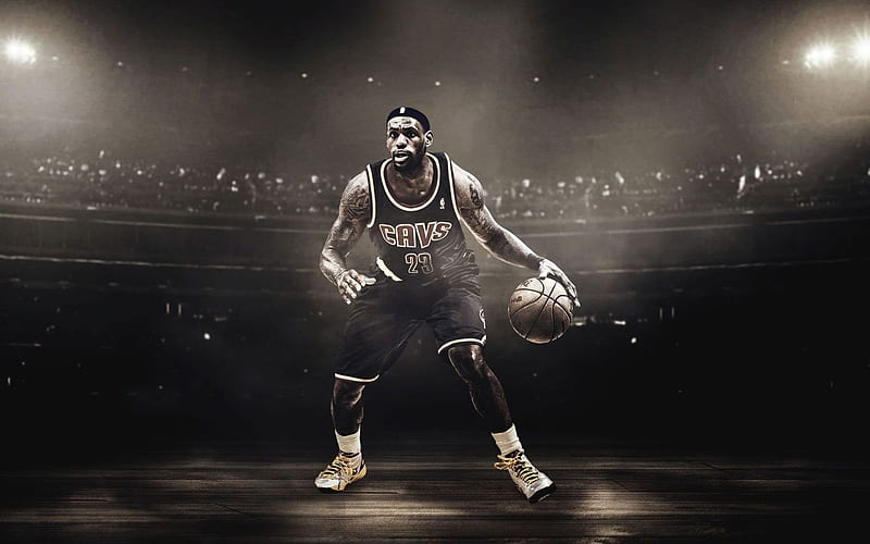 LeBron James, Cleveland Cavaliers, Basketball, NBA, HD wallpaper