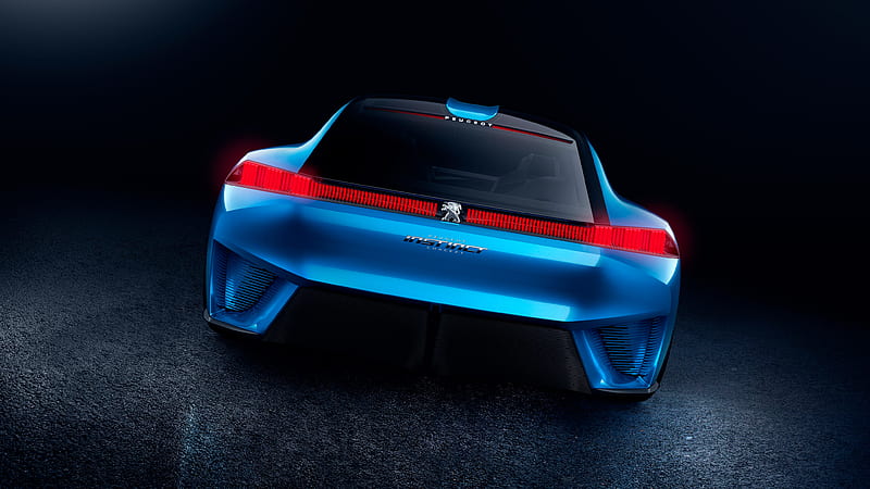 Peugeot Instinct Concept Car Rear, peugeot-instinct, peugeot, carros, concept-cars, 2017-cars, HD wallpaper