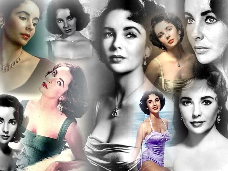 Elizabeth Taylor Collage, movie star, celebrity, film star, bonito, films,  cinema, HD wallpaper | Peakpx