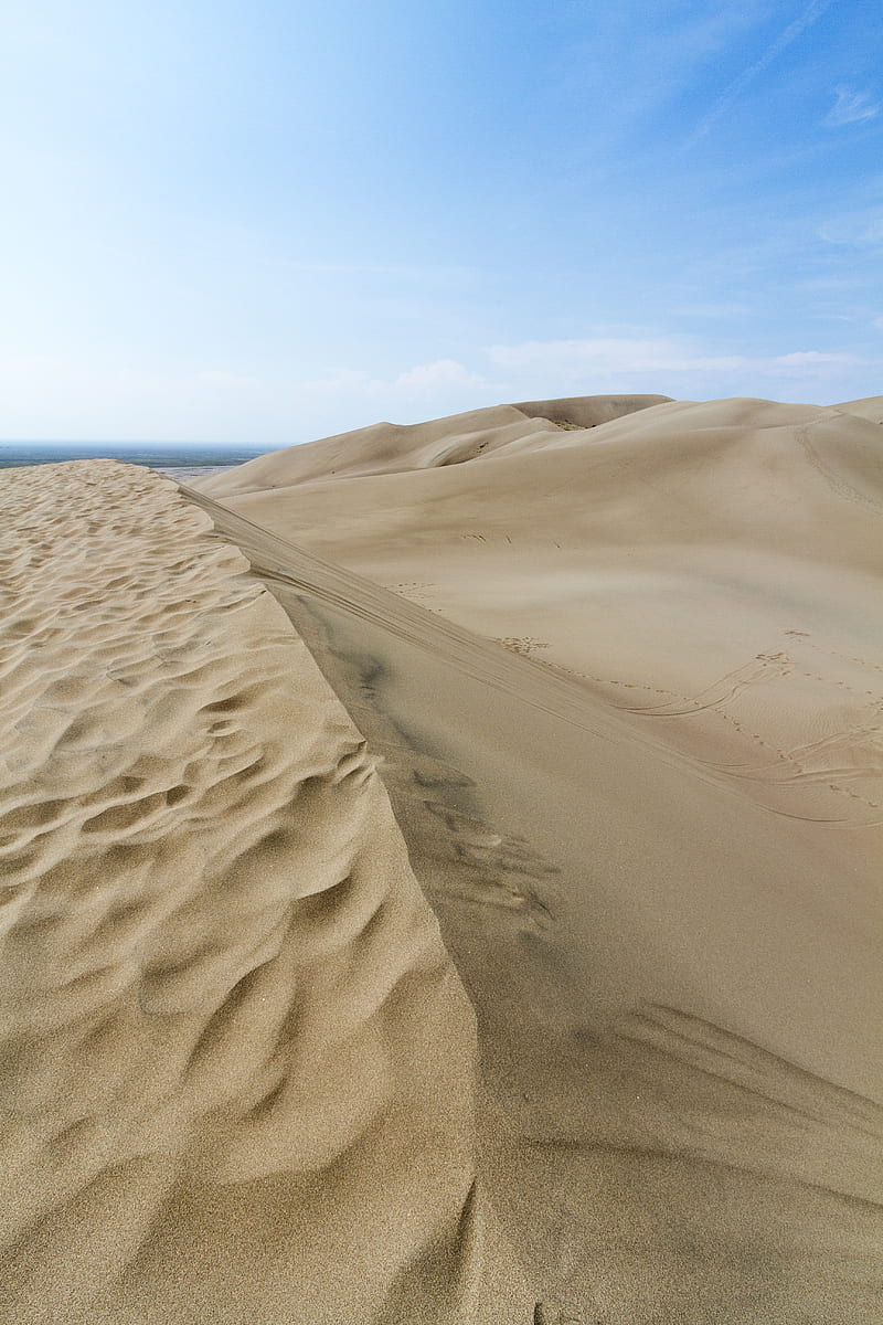 desert, dunes, hills, sand, landscape, HD phone wallpaper