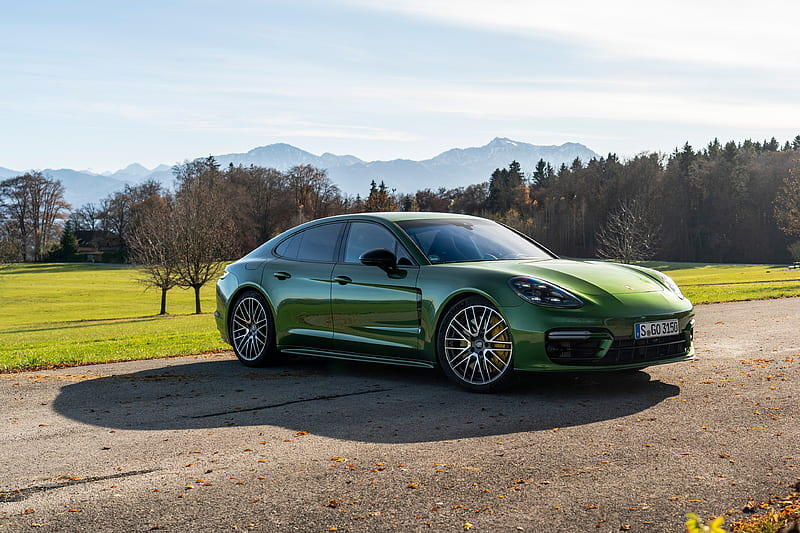 Porsche, Porsche Panamera 4S, Car, Green Car, Porsche Panamera, Sport Car, HD wallpaper