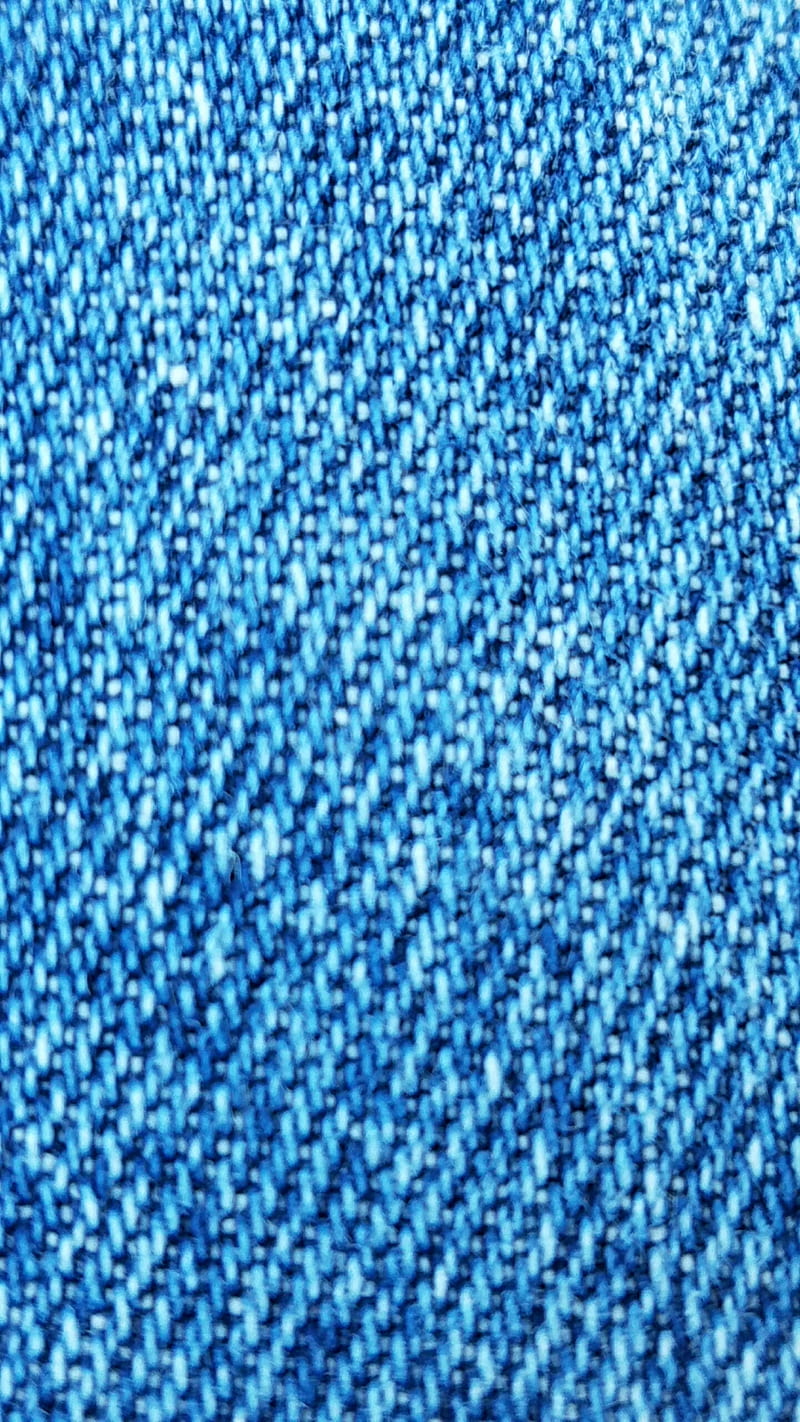 Worn Denim, blue, fiber, jeans, texture, HD phone wallpaper