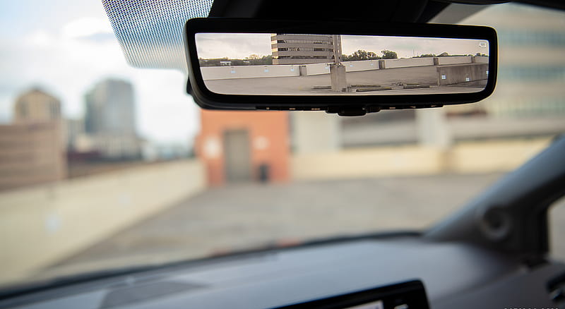 2021 Toyota Sienna Hybrid Platinum (Color: Predawn Gray Mica) - Digital Rear-View Mirror , car, HD wallpaper