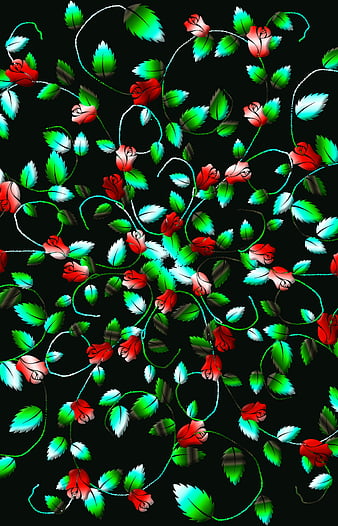 Flowers, awesome, black, flower, green, love, new, red, white, HD phone  wallpaper | Peakpx