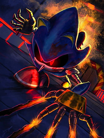 Neo Metal Sonic by ANDREU T [] HD phone wallpaper