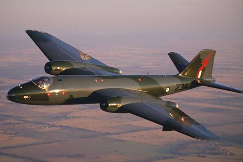 English Electric Canberra, British, English Electric, Canberra, Bomber, HD wallpaper