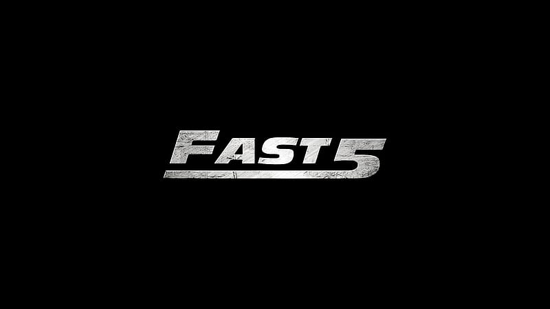 Fast 5 With Black Background Fast And Furious 5, HD wallpaper
