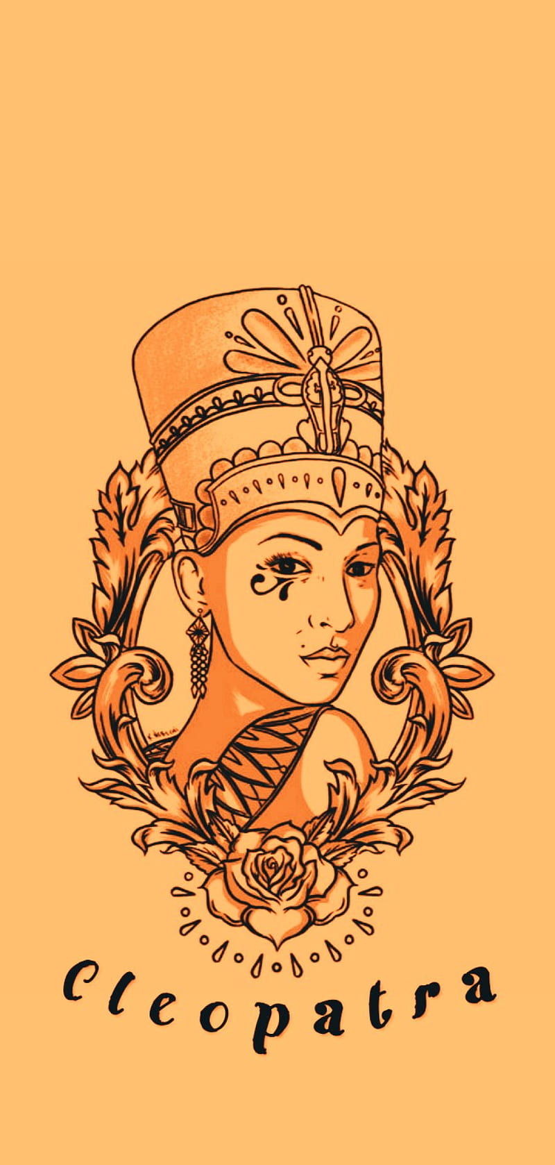 Cleopatra, africa, art, civilisation, egypte, logo, mummy, pharaon, princesse, symbol, HD phone wallpaper