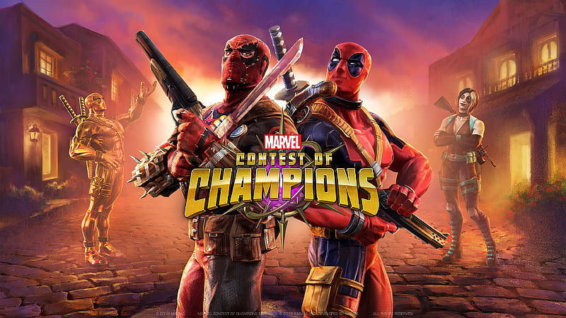 Deadpool Marvel Contest Of Champions, marvel-contest-of-champions, games, marvel, deadpool, HD wallpaper
