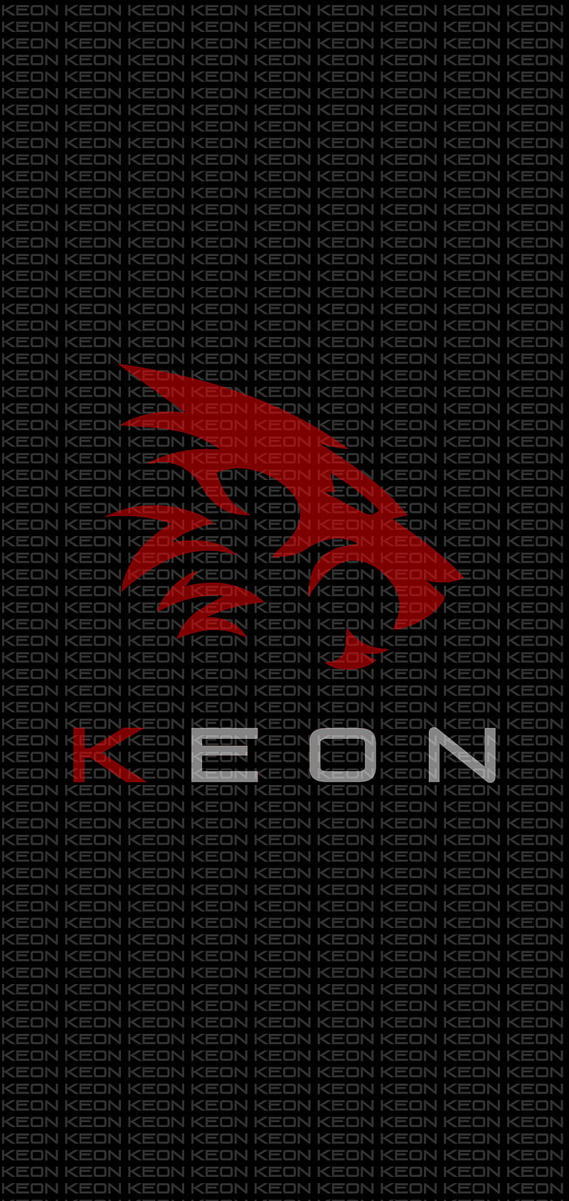 Keon Brand , black, king, lion, logo, red, text, warrior, white, HD phone wallpaper