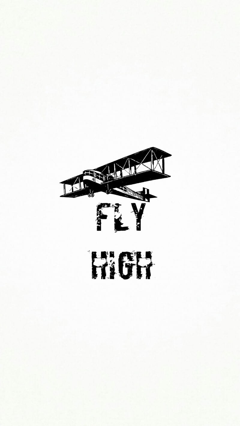 fly high, airplane, HD phone wallpaper