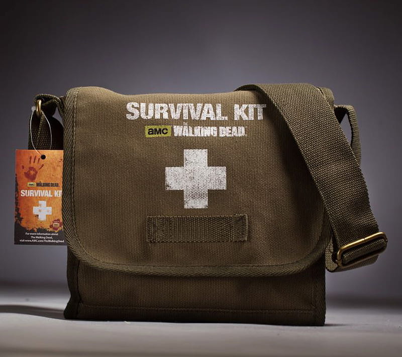 TWD Survival Kit, survival kit, the walking dead, HD wallpaper