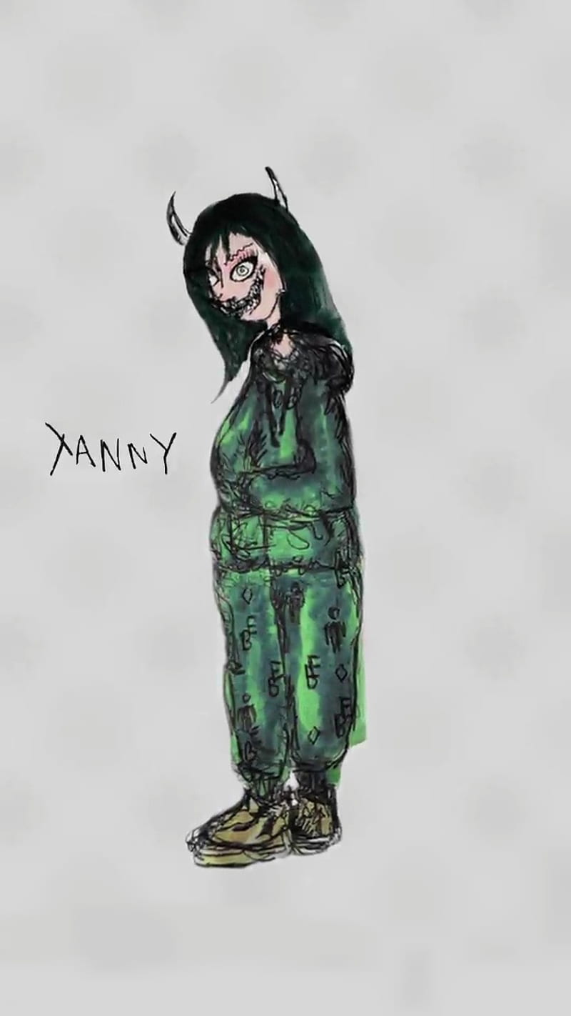 BillieEilish Xanny, creepy, theme, HD phone wallpaper