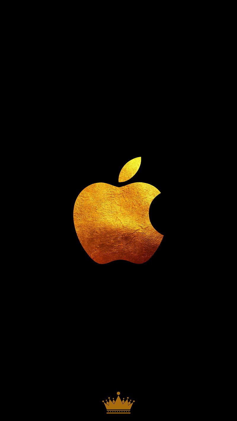 Apple logo, aple, gold, iphone, jobs, king, HD phone wallpaper | Peakpx