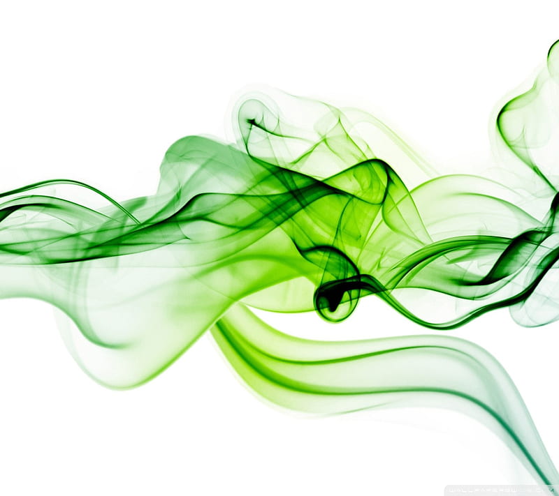 Green Abstract, amazing, art, bonito, galaxy s3, samsung, white, HD wallpaper