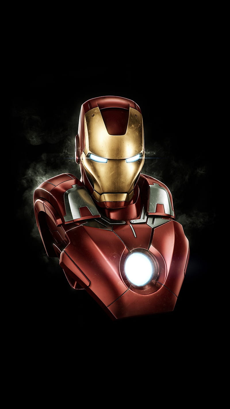 Iron Man, 3d, art, avengers, infinity, ironman, guerra, HD phone wallpaper