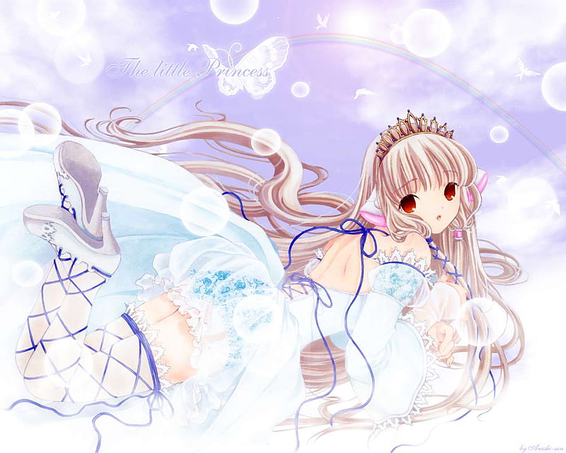 Chii, girl, chobits, anime, white, clamp, HD wallpaper