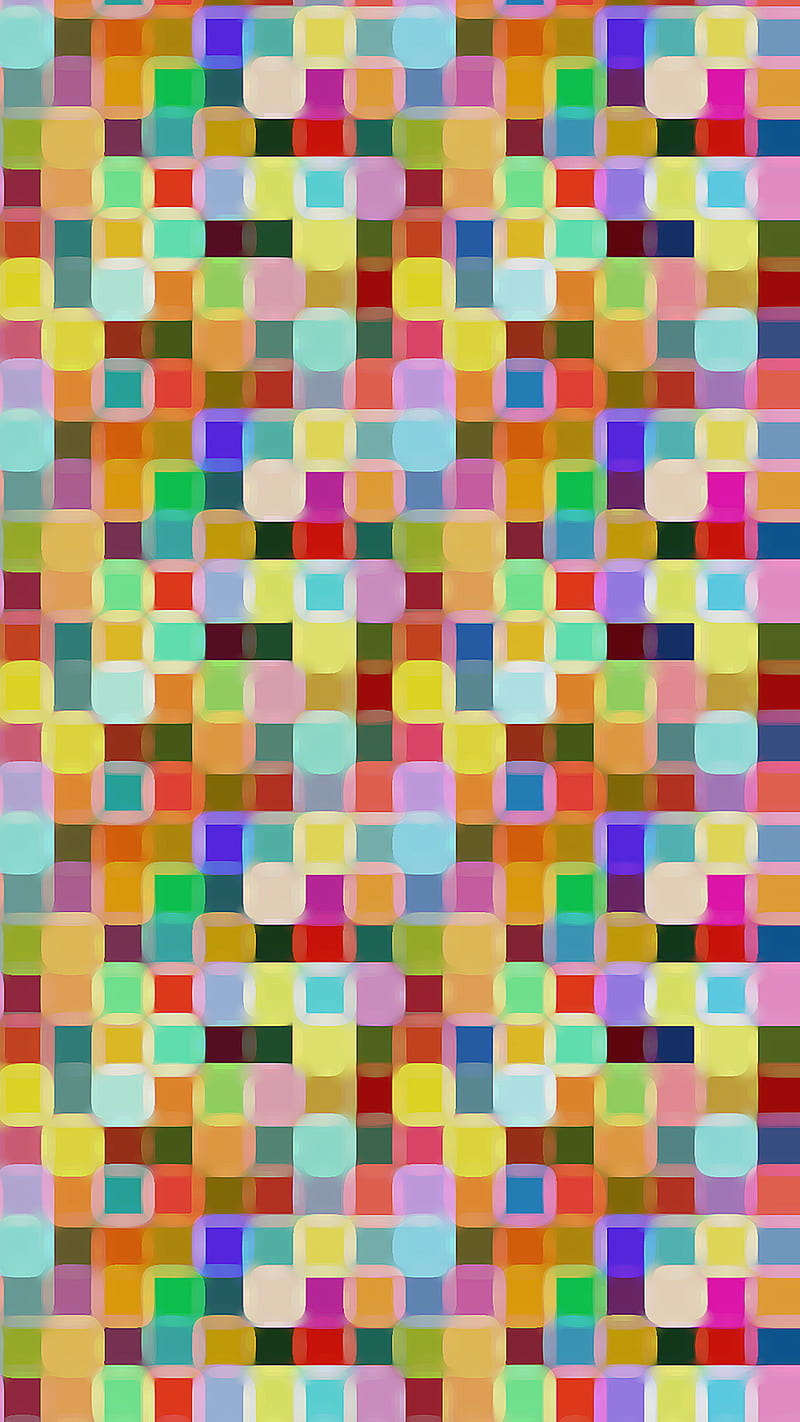 Abstractile, abstract, color, tile, HD phone wallpaper