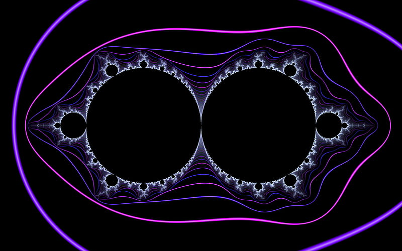 Fracture Lamda Violet Seams, violet, fractal, lamda, dark, HD wallpaper