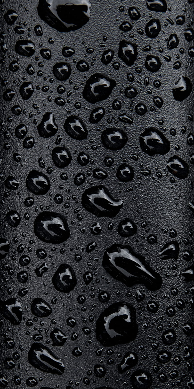Black Water Droplets backgrounds nature, abstract, desenho, HD phone wallpaper