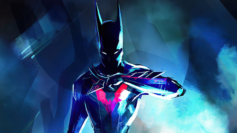 Batman Beyond Sketch Artwork , batman, superheroes, artwork, artist, artstation, HD wallpaper